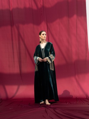 Green Mahrani Kaftan