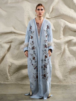 Pozkashi Sky Blue Bisht